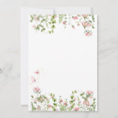 A little Wildflower is on the way Baby Shower Kaart (Achterkant)