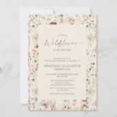 A Little Wildflower Rustic Baby Shower Kaart (Voorkant)