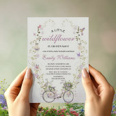 A Little Wildflower Spring Baby Shower  Kaart