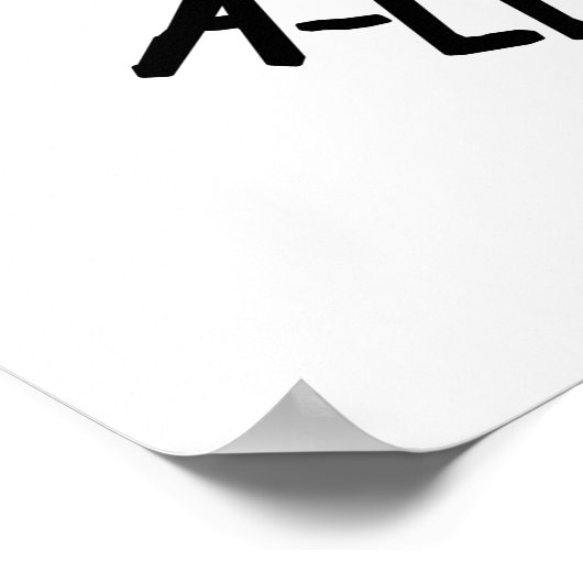 A-llama Clock Funny Llama Pun Poster (Hoek)