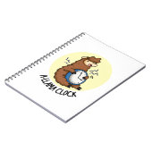 A-llama Klok Grappige Llama Woordspeling  Notitieboek (Linkerzijde)