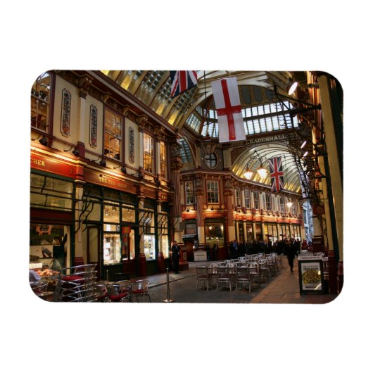 A London Scene Leadenhall Market Magneet (Horizontaal)