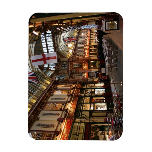 A London Scene Leadenhall Market Magneet (Verticaal)