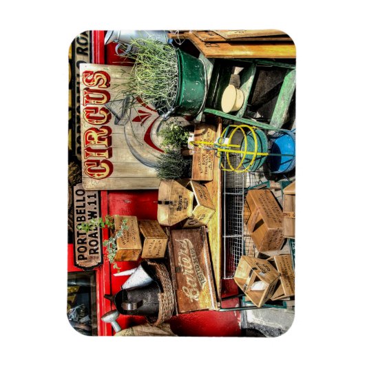 A London Scene Portobello Road Magneet (Verticaal)