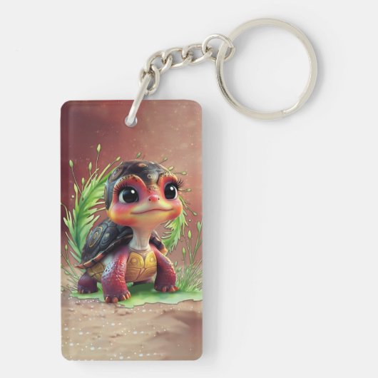 A look full of charm and adventure,  sleutelhanger (achterkant)