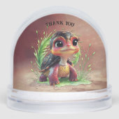 A look full of charm and adventure sneeuwbol (Voorkant)