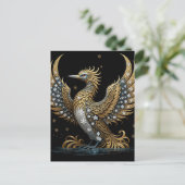 A Loon Rising From the Ice Like a Phoenix Bird Briefkaart (Staand voorkant)