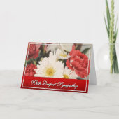 A loss such as this... Sympathy Card Kaart (Voorkant)