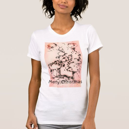 A Lost Reindeer for Christmas  T-shirt (Voorkant)