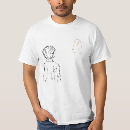 A lost soul with another soul t-shirt (Voorkant)