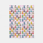 A lot the happy cat fleece deken (Voorkant)