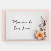 A Love Blossoming Under the Cherry Trees Gastenboek (Achterkant)