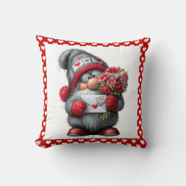 "A Love Note for You" Valentine Gnome Kussen