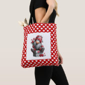 "A Love Note for You" Valentine Gnome Tote Bag (Dichtbij)