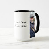 A Love Story - bewerkbare tekst en foto's Mok (Voorkant rechts)