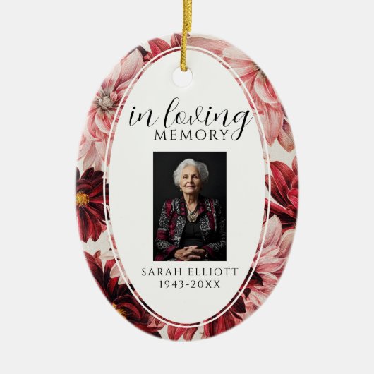 a loved one loving memory Ornament (Voorkant)
