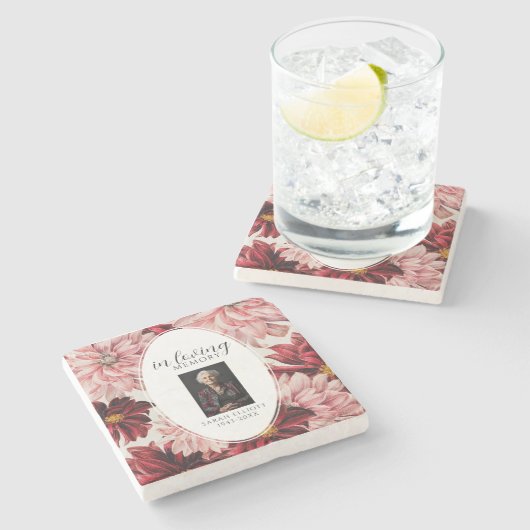 a loved one loving memory  stenen onderzetter (Zijkant)