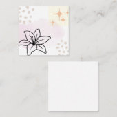 A Lovely  Bohemian-Inspired Design on a Postcard Notitiekaartje (Voorkant / Achterkant)