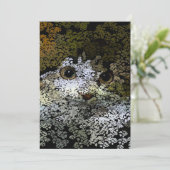 A lovely cat painting from Leaves_ Feestdagenkaart (Staand voorkant)