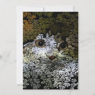 A lovely cat painting from Leaves_ Feestdagenkaart