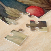 A lovely Robin in Autumn Legpuzzel (Zijkant)