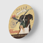 A Loving Boxer Makes Our House Home Ronde Klok (Hoek)