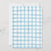 A Lucky Duck Blue Birthday Kaart (Achterkant)