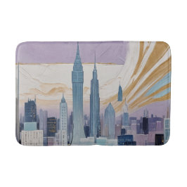 A Lunar Cityscape Badmat