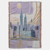 A Lunar Cityscape Deken (Voorkant Verticaal)