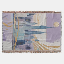 A Lunar Cityscape Deken