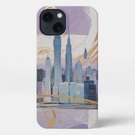 A Lunar Cityscape iPhone 13 Hoesje