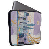 A Lunar Cityscape Laptop Sleeve (Voorkant Rechts)