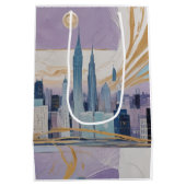 A Lunar Cityscape Medium Cadeauzakje (Achterkant)