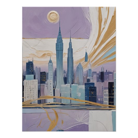 A Lunar Cityscape Perfect Poster (Voorkant)