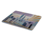 A Lunar Cityscape Snijplank (Hoek)
