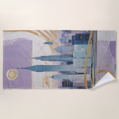 A Lunar Cityscape Strandlaken (Voorkant)