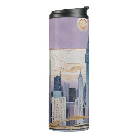 A Lunar Cityscape Thermosbeker (Gedraaid links)