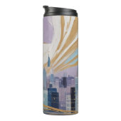 A Lunar Cityscape Thermosbeker (Geroteerd rechts)