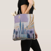 A Lunar Cityscape Tote Bag (Dichtbij)