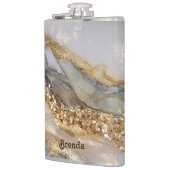 A luxurious gold and white marble background heupfles (Links)