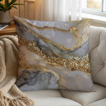 A luxurious gold and white marble background