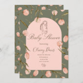 A luxurious invitation with a chic boho touch (Voorkant / Achterkant)