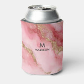 A luxurious pink marble background blikjeskoeler (Blikje Achterkant)