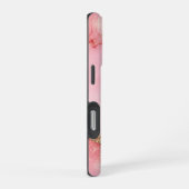 A luxurious pink marble background iPhone hoesje (Rechterkant)
