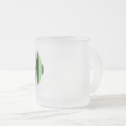 A & M in de PM-Mok Matglas Koffiemok (Voorkant rechts)