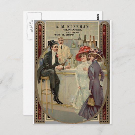 A.M. Kleeman Whiskey 1900-1925 Briefkaart (Voorkant / Achterkant)
