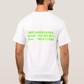 A&M LANSCAPING T-SHIRT (Achterkant)