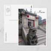 a-ma-tempelingang briefkaart (Voorkant / Achterkant)