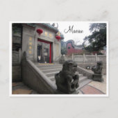 a-ma-tempelpoort briefkaart (Voorkant)