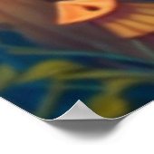 A magic mushroom frog              poster (Hoek)